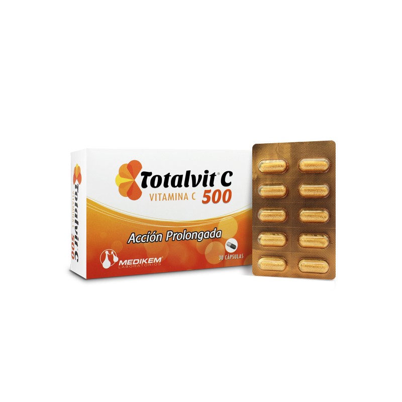 Totalvit C 500 Caja x 30 Capsulas