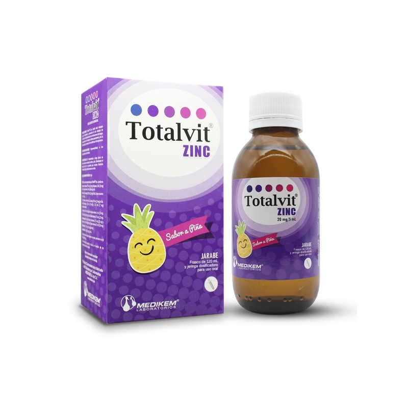 Totalvit Zinc Jarabe x 120 Ml.