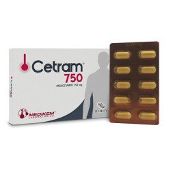 Cetram 750 mg. x 10 Tabletas