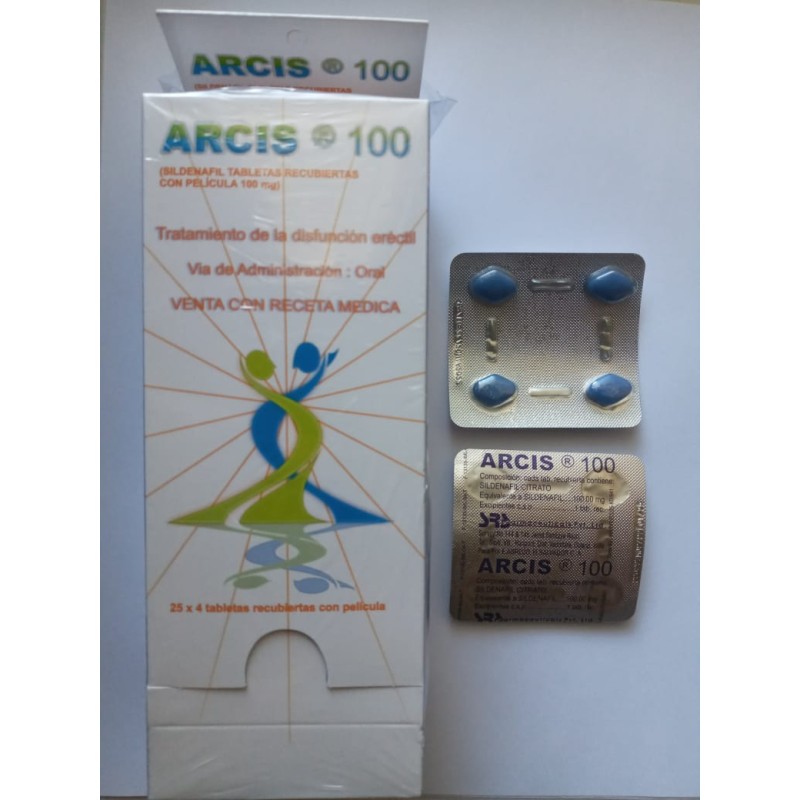 Arcis 100 mg Caja x 100 Tabletas