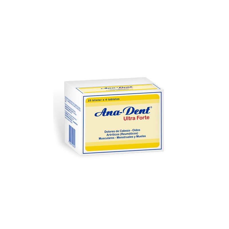 Ana Dent Ultra Forte Caja x 100 Tabletas