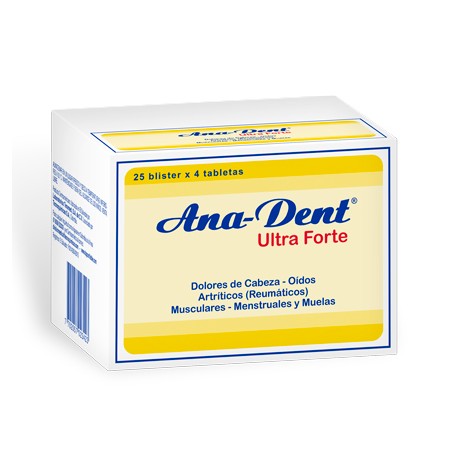 Ana Dent Ultra Forte Caja x 100 Tabletas