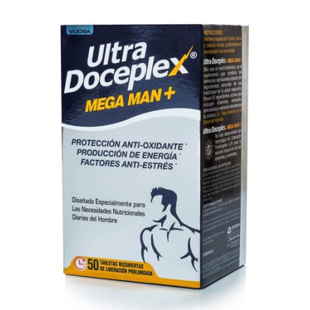 Ultra Doceplex Mega Man Frasco x 50 Tabletas