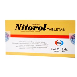 Nitorol 5 mg. Caja x 100...