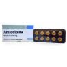 Amlodipina 5 mg. Caja x 100 Tabletas