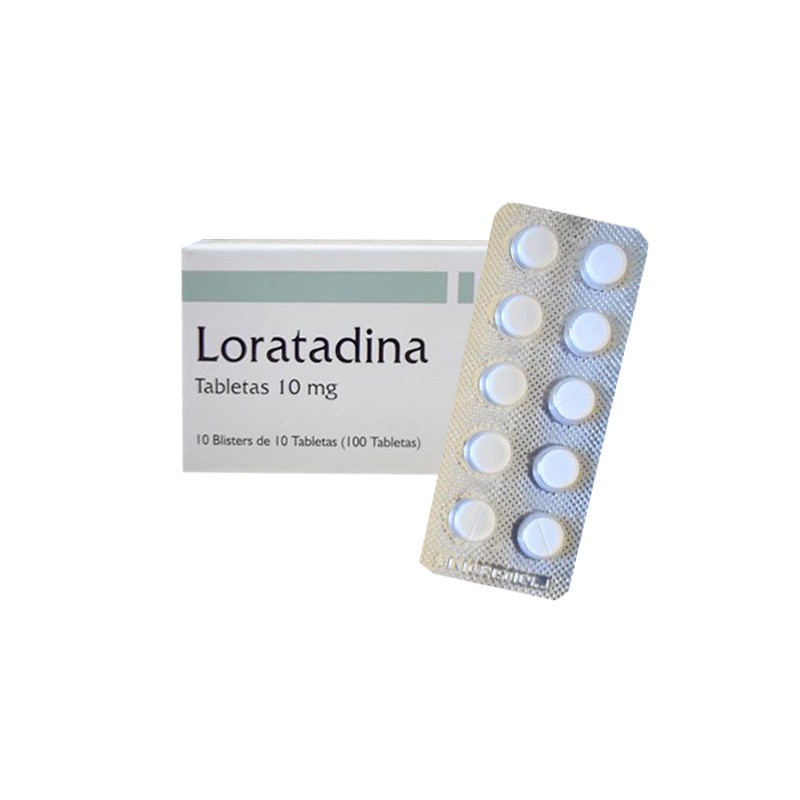 Loratadina 10 mg. Caja x 100 Tabletas