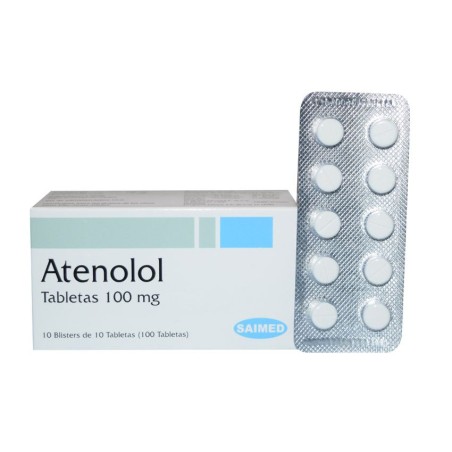 Atenolol 100 Mg. Caja x 100 Tabletas