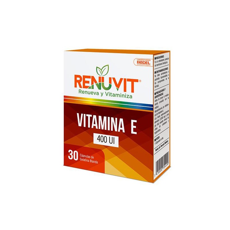 Vitamina E 400 Caja x 30 Capsulas