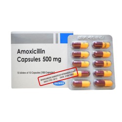 Amoxicilina 500 mg. Caja x 100 Capsulas