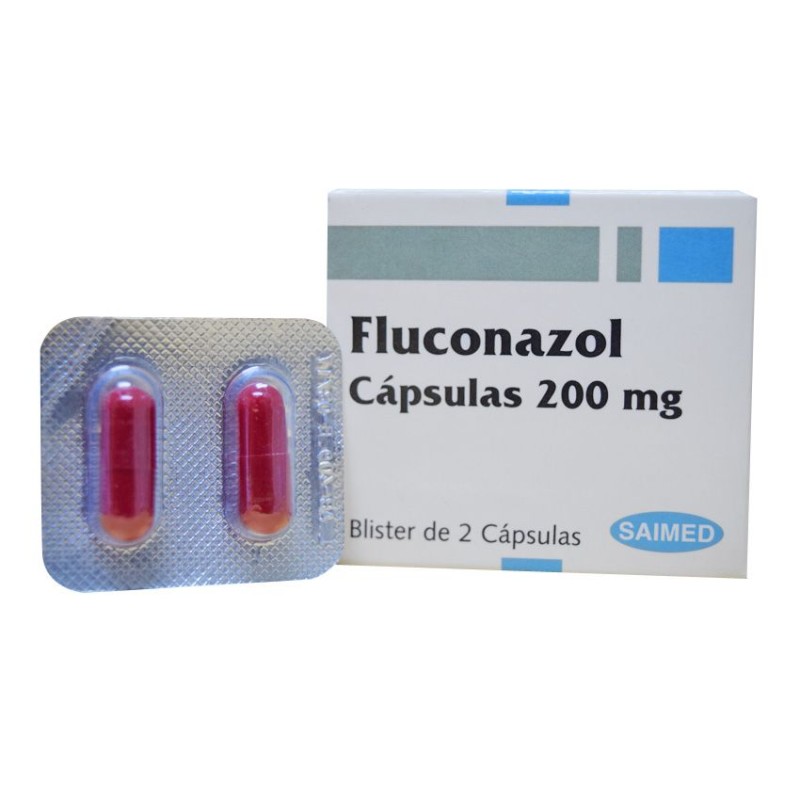 Fluconazol 200 Mg caja x 2 Capsulas